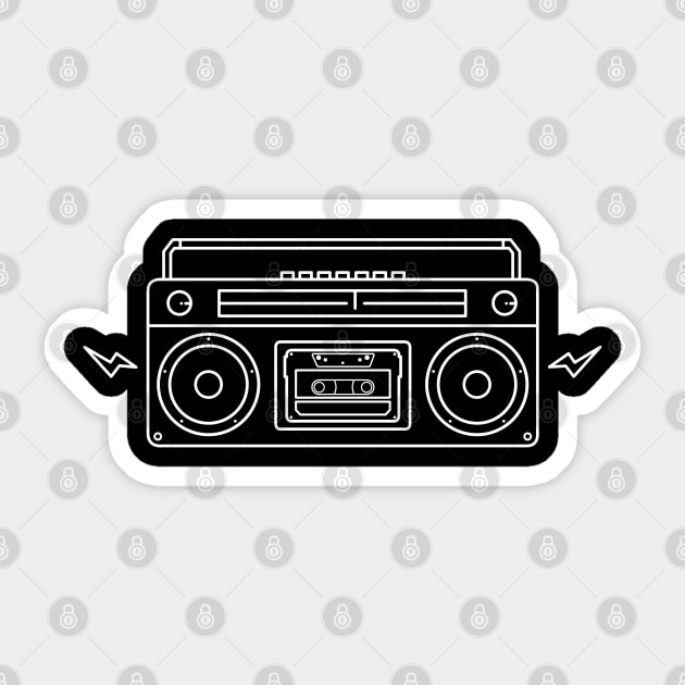 Cassette Player Sticker by lime line